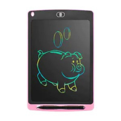 Tableta digitala color LCD Panel, 10 inch, pentru scris si desenat, 27 cm, roz, 3 ani+ foto