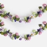 Ghirlanda decorativa de Paste cu oua si flori, 160 cm, multicolora, CMCLASS