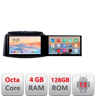 Navigatie Renault Koleos 2009-2016 Kit-KOLEOS Edotec 2 ecrane 8 core 4+128 21.6 inch Incell android Wifi 5Ghz gps internet CarStore Technology foto