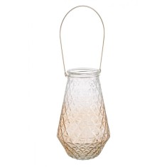 Felinar suspendabil din sticla Amber &Oslash; 17.5 cm x 29.5 h