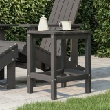 VidaXL Masă Adirondack de grădină, antracit, 38x38x46 cm, HDPE
