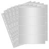 Folie bancnote Leuchtturm OPTIMA, 4 compartimente 58x180 mm, transparenta, inertă chimic, 202x252 mm