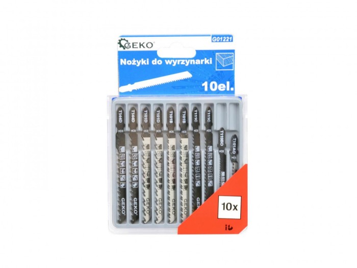 Set 10 lame pentru fierăstrău electric, GEKO G01221