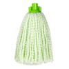 Mop Microfibre, Verde Deschis, Lavabil Mașină, Compatibil Coada Subțire, Oem