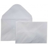 Plic color C6L CNX, alb metalizat, 120g/mp, 114x162mm, set 10 buc