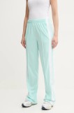 adidas Originals pantaloni de trening Adibreak culoarea turcoaz, cu imprimeu, JD0854