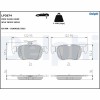DELPHI LP3674 set placute frana,frana disc