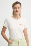 Levi&#039;s tricou din bumbac THE PERFECT TEE femei, culoarea bej, 17369