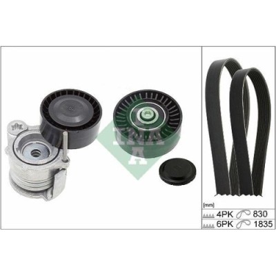 Set curea transmisie BMW 1 (E87) 02.03-01.13, 3 (E90) 02.04-02.12, 3 Touring (E91) 12.04-12.12, INA foto