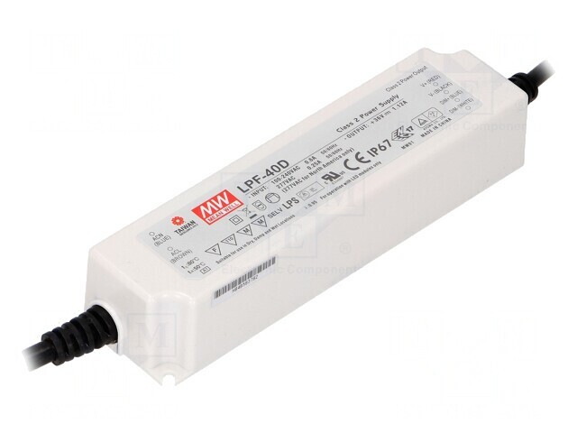 Alimentator LED 40W 12V 3.34A IP67