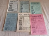 LOT 7 REVISTE FILATELIA PENTRU TOȚI, ANUL I - 1923 - NR. 1, 2, 3, 4, 5, 6, 11 * 38