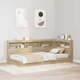 VidaXL Pat bibliotecă Stejar Sonoma 75 x 190 cm Lemn compozit 3335755