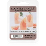 Country Candle Grapefruit &amp; Rosemary ceară pentru aromatizator 64 g