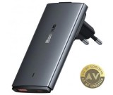 Incarcator Retea Cu Cablu USB-C Baseus GaN5 Pro Ultra Slim 65W 3.25A 1 x USB-C Gri CCGP150113