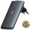 Incarcator Retea Cu Cablu USB-C Baseus GaN5 Pro Ultra Slim 65W 3.25A 1 x USB-C Gri CCGP150113