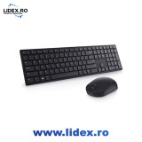 Kit tastatura + mouse wireless Dell KM5221W, retail box, US International layout,negru