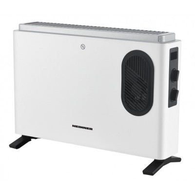 Convector Heinner, 2000 W, Ventilator turbo, 3 setari de temperatura, Termostat ajustabil, Potectie supraincalzire foto