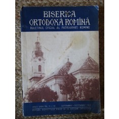 BISERICA ORTODOXA ROMANA, BULETINUL OFICIAL AL PATRIARHIEI ROMANE, ANUL LXXXI NR. 9-10, SEPTEMBRIE - OCTOMBRIE 1963