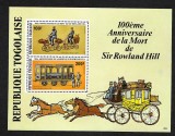 C5081 - Togo 1979 -JRowland Hill bloc neuzat MNH