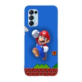 Husa compatibila cu Oppo A54 5G, Viceversa, model Power Up Mario, Silicon, TPU, Transparent, Carcasa