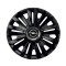 Set 4 capace roti Negre Cu Inel Cromat Royal R15 Compatibil Cu Opel