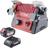 Raider RDP-SCBG20 + RDP-R20 - Polizor de banc 50 mm + Set 1 acumulator si incarcator Li-Ion 20 V 4 Ah