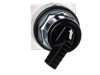 Comutator Rotativ 30mm 2 Poziții Negru
