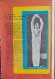 1977 reclamă / propagandă comunistă Nadia Comăneci - erou al muncii socialiste