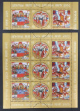 LP 1679 + LP 1679a - serie + bloc de 9 timbre - 2005 - Sfintele Paști, Nestampilat