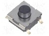 Microintrerupator, 6x6mm, OFF-(ON), SPST-NO, OMRON OCB - B3FS-1010