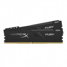 Memorie ram kingston hyperx fury black dimm ddr4 8gb (kit foto