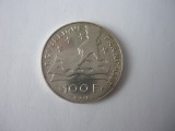 100 FRANCI 1991 ARGINT *****, Europa, Dreptunghiular