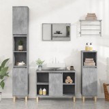 Cumpara ieftin Dulap de chiuvetă, gri beton, 80x33x60 cm, lemn prelucrat