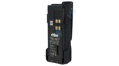 Baterie radio VHBW de &amp;icirc;nlocuire pentru Motorola PMNN4406, PMNN4406BR, PMNN4409 - 3000 mAh 7,4 V Li-Ion + clemă pentru curea foto