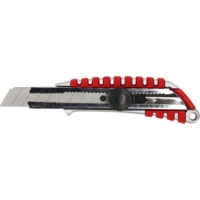 CUTTER ALUMINIU CAUCIUCAT CU ROZETA BLOCARE - 18MM foto