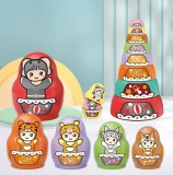 Jucarie stivuire papusi Matrioska 8 piese