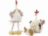 Cumpara ieftin Set 2 figurine Pui textil multicolor 15,5x18,5x46H