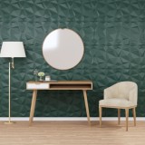 Panouri de perete 24 buc. verde 50x50 cm XPS 6 m&sup2; diamant