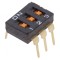 Comutator DIP-SWITCH 3 Secțiuni ON-OFF 24VDC