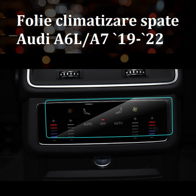 Folie protecție ecran aer condiționat spate Audi A6L/A7 2019-2022 foto