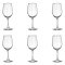 Set Pahare Vin, Sticlă, Capacitate 315ml, 6 Bucăți, Transparent