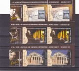 FESTIVALUL GEORGE ENESCU,SERIE IN PERECHE CU VINIETA,Lp.1914, 2011,MNH **., Muzica, Nestampilat