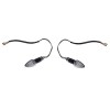 Semnalizari Moto LED Negre, 12V, Omologare E8, Set 2 Bucati