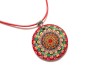Colier lemn mandala 47043