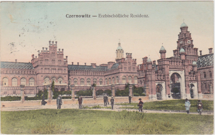 CP Cernauti Erzbisch&ouml;fliches Residenz Czernowitz Resedinta Arhiepiscopala ND