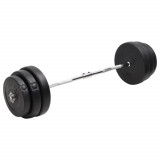 Cumpara ieftin Set haltera ondulata cu greutati, 90 kg
