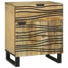 VidaXL Dulap de noapte Maro 50 x 33 x 60 cm Lemn masiv de mango 4017944