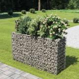 vidaXL Strat &icirc;nălțat gabion, 180 x 50 x 100 cm, oțel galvanizat 143558