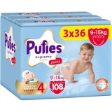 Pufies Supreme Pants, size 4 Maxi, 36 pieces, 9-15 kg, Value Pack