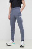 Cumpara ieftin Adidas Performance pantaloni de trening Tiro 23 culoarea gri, cu imprimeu